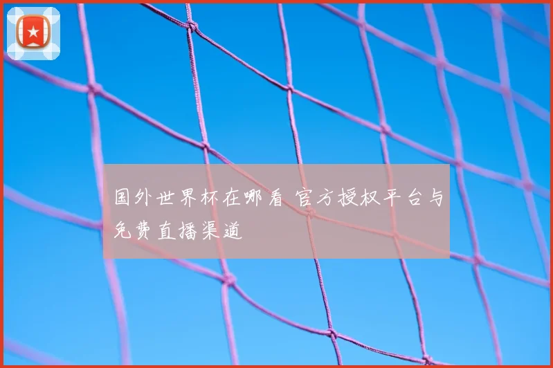 国外世界杯在哪看 官方授权平台与免费直播渠道