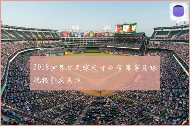 2018世界杯足球尺寸公布 赛事用球规格引发关注