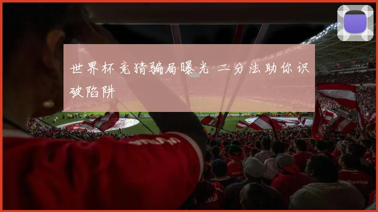 世界杯竞猜骗局曝光 二分法助你识破陷阱