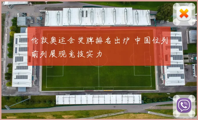 伦敦奥运会奖牌排名出炉 中国位列前列展现竞技实力